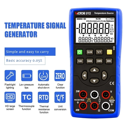 VICTOR 01S Temperatursignalgenerator Temperaturquelle Prozesskalibrator Multimeter