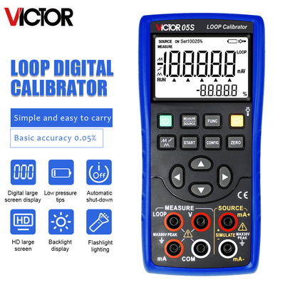 Hochpräzisionsspannung Stromschleife Kalibrator Handheld Auto Signalgenerator Stromschleife Kalibrator