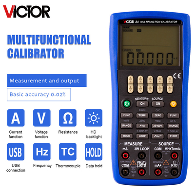 VICTOR 24 Portable Multifunktion Prozess Kalibrator Rtd Kalibriergeräte