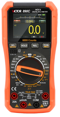 VICTOR 890D+ Digital Multimeter mit TFT-Bildschirm 6000 Zählungen