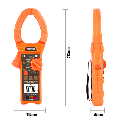 Wechselstrom-Digitalklemmmeter Neue 6052 Klemmmeter 5999 AC2000A mit Max/Min NCV V.F.C Multimeter Klemmmeter