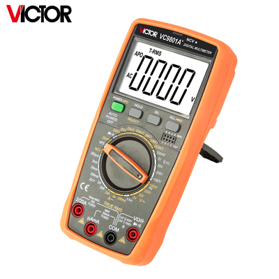 VICTOR VC9805A+1999(3 1/2) Richtiger RMS-Digital-Multimeter Tester Widerstandsmessung AC DC 1000V 20A Voltmeter Ammeter