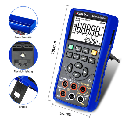 Hochpräzisionsspannung Stromschleife Kalibrator Handheld Auto Signalgenerator Stromschleife Kalibrator