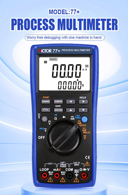 20mA Signal-Ausgang 24V Victor 77+ Prozesszähler 2 In 1 Digitalem Multimeter
