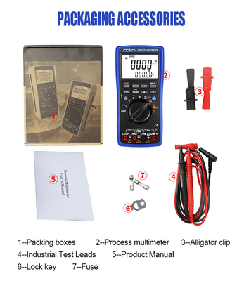 20mA Signal-Ausgang 24V Victor 77+ Prozesszähler 2 In 1 Digitalem Multimeter