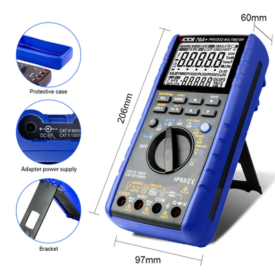 VICTOR 79A+ Profi-Multifunktionsprozesskalibrierender Multimeter Digitaler Prozessmultimeter