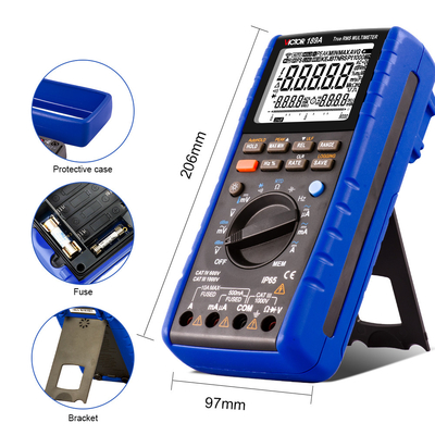 VICTOR189A 0,025% Genauigkeit 55000 Zählungen VICTOR Digital Multimeter 1000V Sicherung